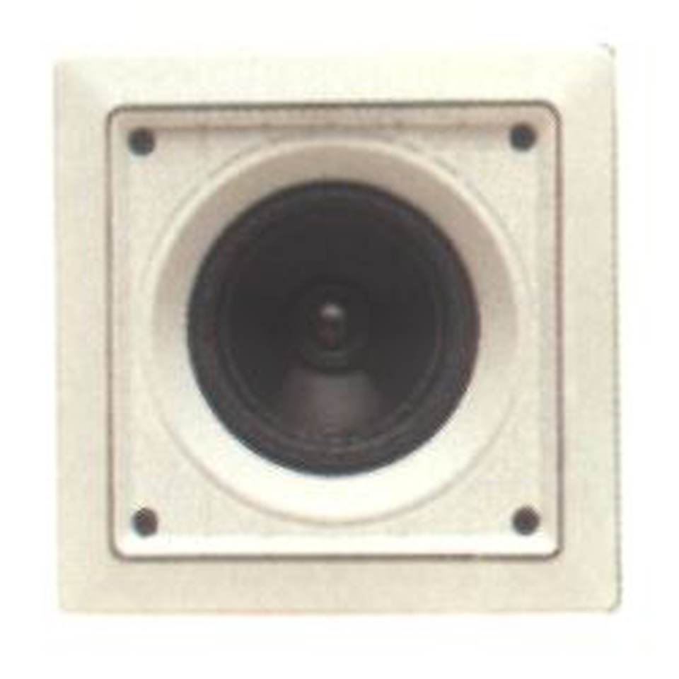 ERS 400 - Black - Full Range 30 Watt Flush Mount Speaker - Hero